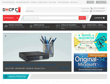 Tablet Screenshot of dhcp.com.br